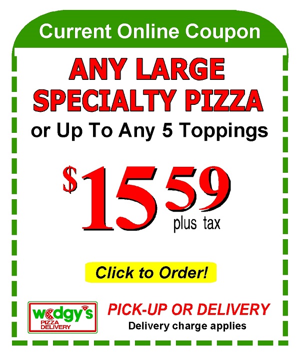 Wedgy's Pizza East Online Ordering System Greenville, SC